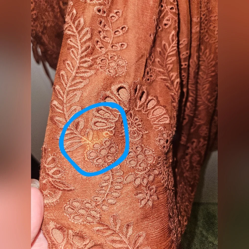 Zimmermann Alchemy Twine Embroidery Copper Dress Size 1 US 4-6 - Picture 8 of 15